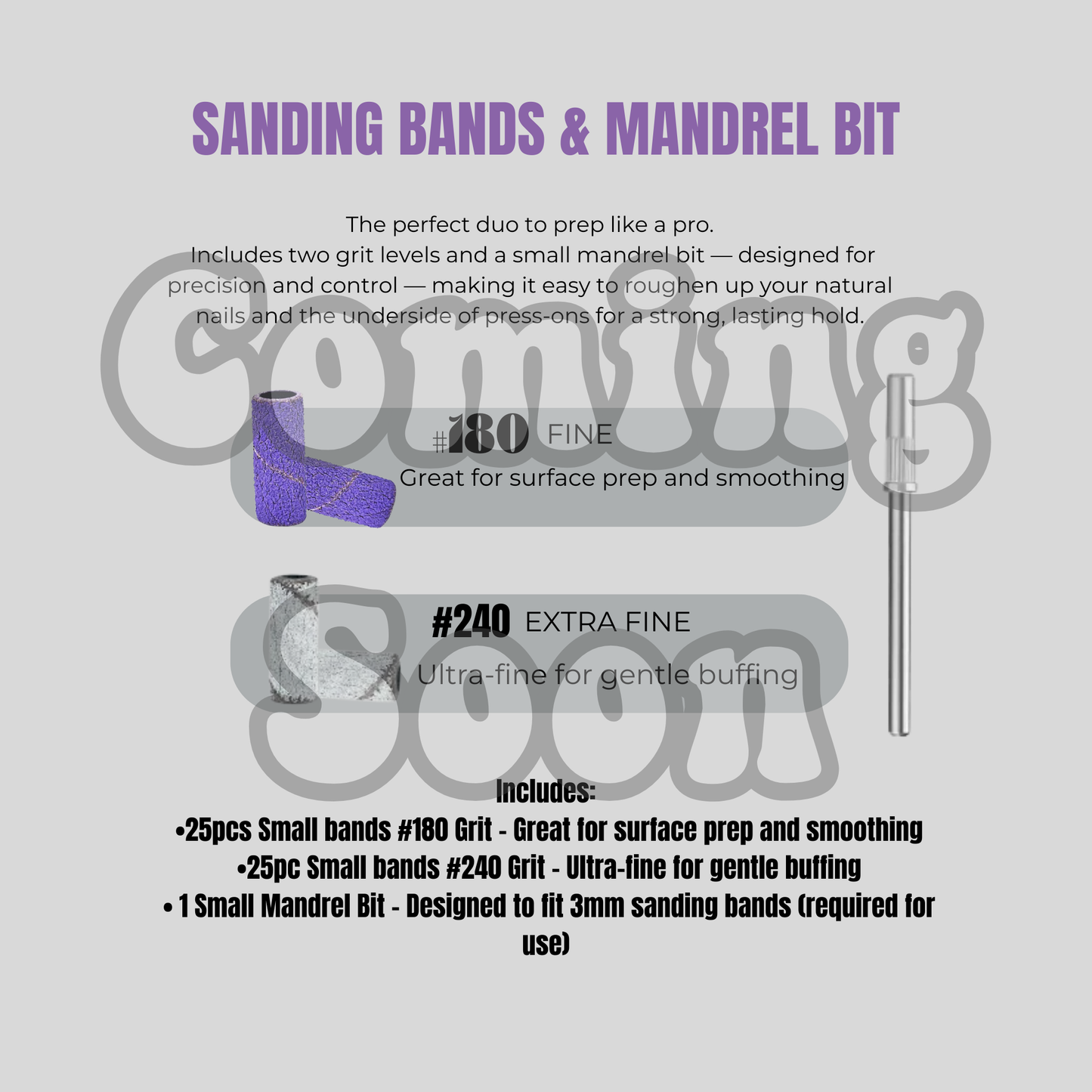 Sanding Bands & Mandrel Bit Set